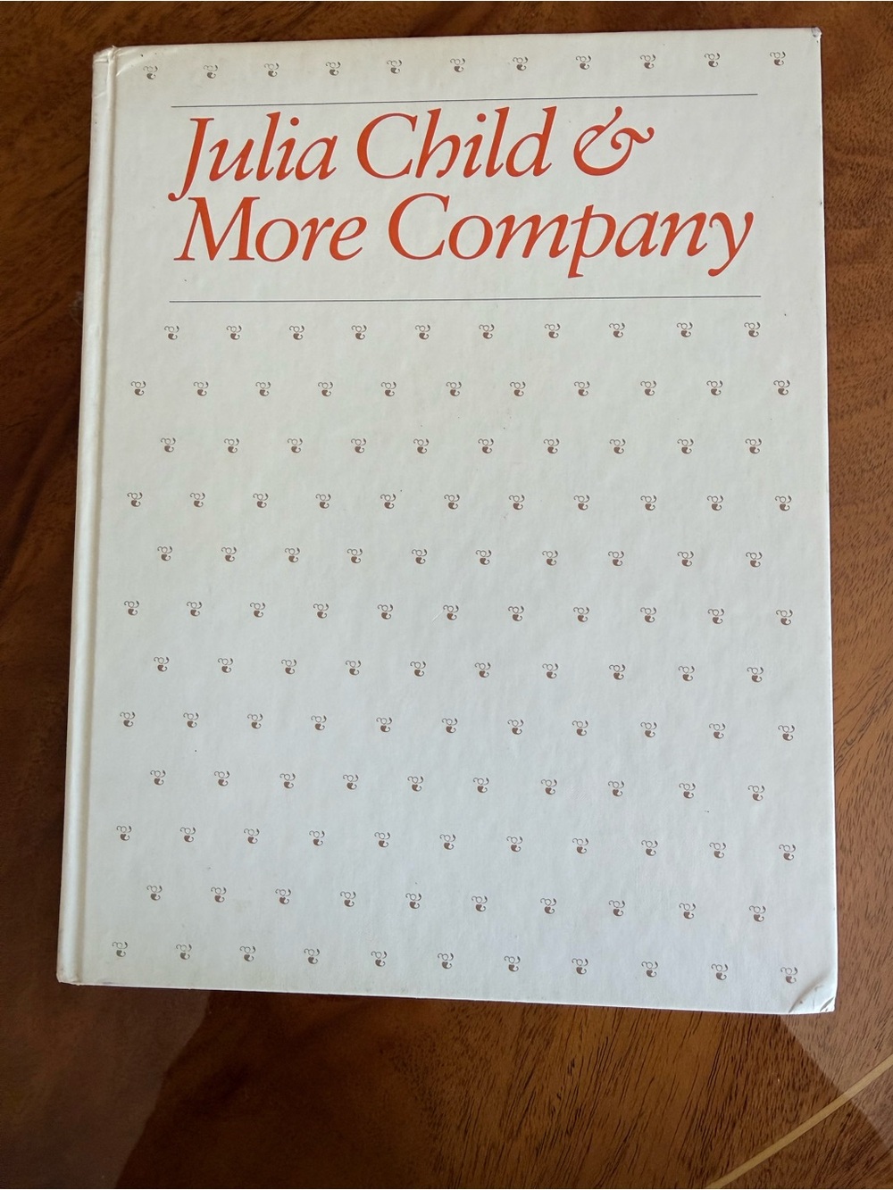 Cookbook - White with Orange Text